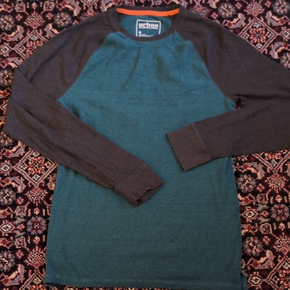 Urban Pipeline Green and Brown Men's Shirt